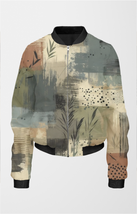 Nature Green - Women Bomber Jacket