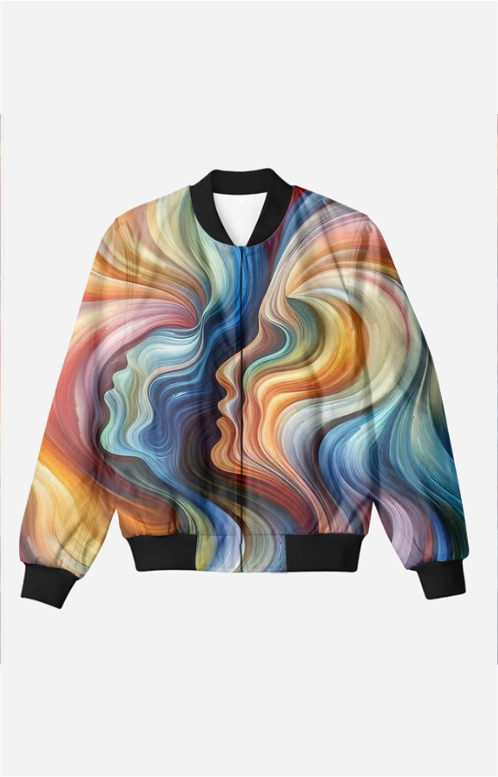 Modern Art True Women - Women Bomber Jacket