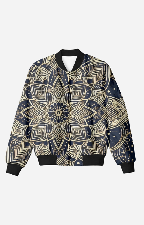 The Mistic Gold - Women Bomber Jacket